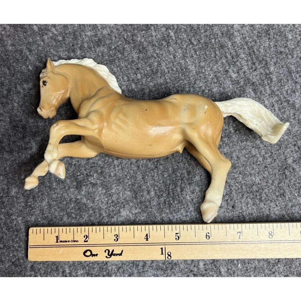 Vintage Breyer Classic Rearing Palomino Horse Rex #183 Horse Tan Body